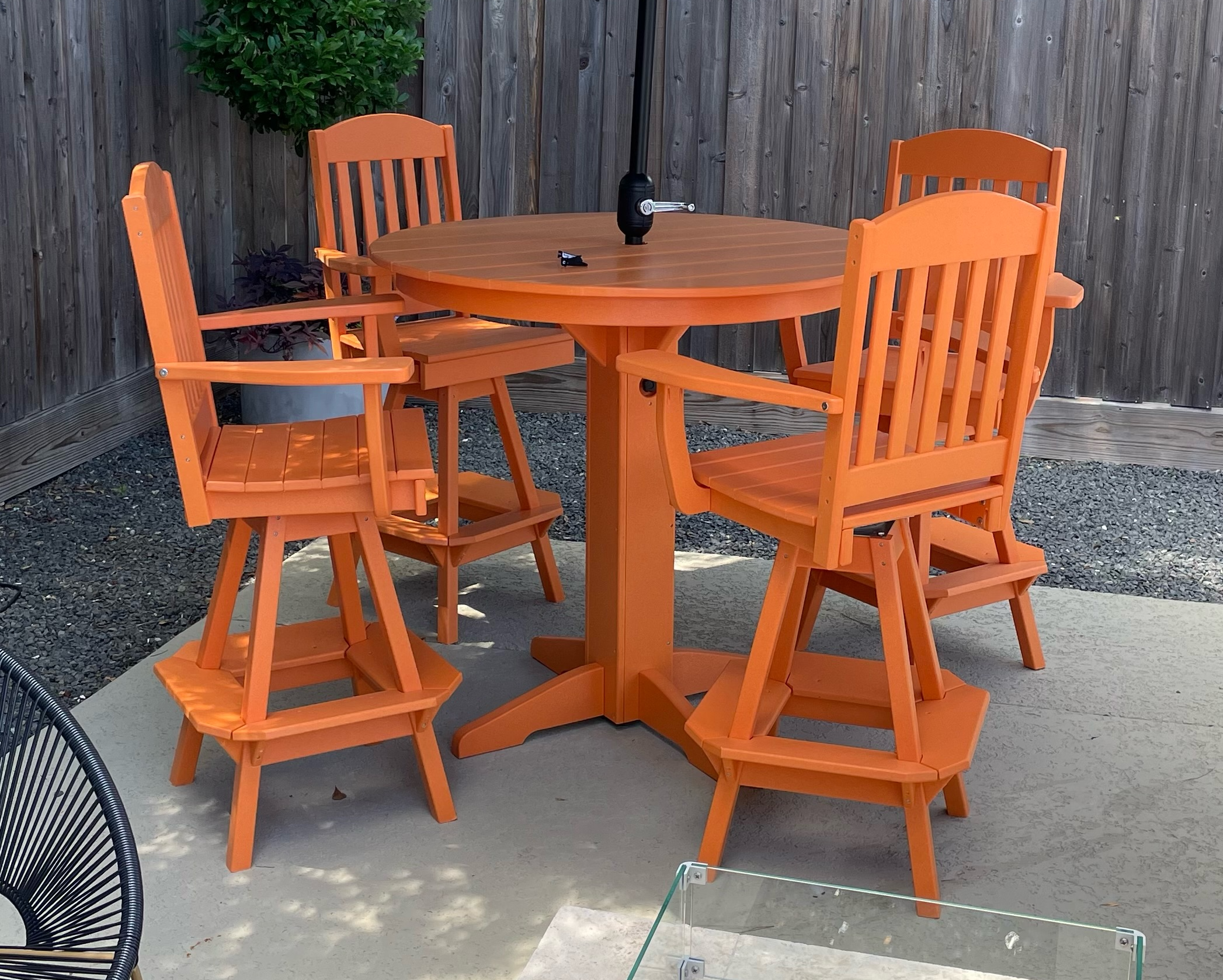 Pub height patio online set