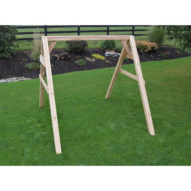 6ft A Frame Swing Stand Heavy Duty 1000 lbs Max Weight Capacity Rocking Furniture