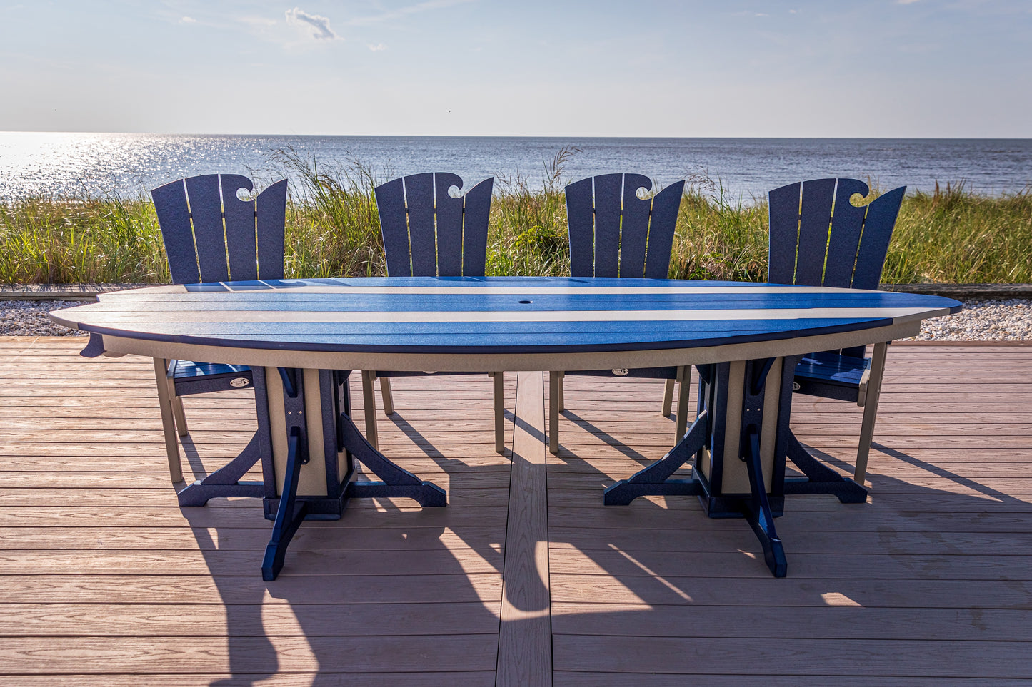 Beaver Dam Woodworks 10' Surf-Aira 5 Piece Dining Set - LEAD TIME TO SHIP 4 WEEKS OR LESS