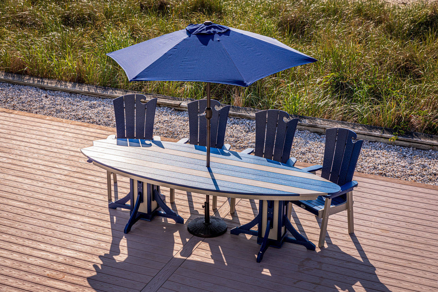 Beaver Dam Woodworks 10' Surf-Aira 5 Piece Dining Set - LEAD TIME TO SHIP 4 WEEKS OR LESS