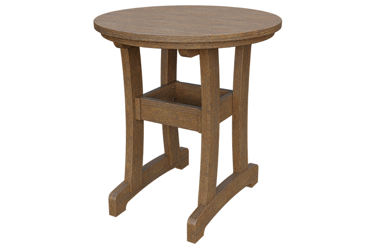 Patiova Recycled Plastic 30" Round Adirondack Dining Table (DINING HEIGHT) 30" HIGH - LEAD TIME TO SHIP 6 WEEKS OR LESS