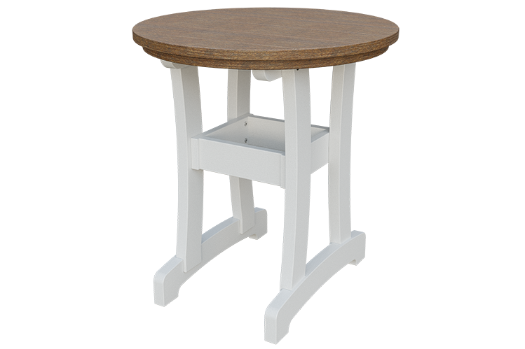 Patiova Recycled Plastic 30" Round Adirondack Dining Table (DINING HEIGHT) 30" HIGH - LEAD TIME TO SHIP 6 WEEKS OR LESS