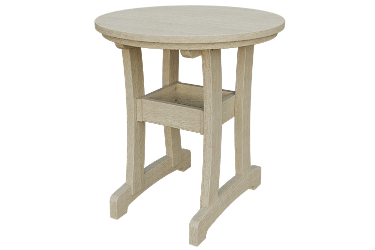 Patiova Recycled Plastic 30" Round Adirondack Dining Table (DINING HEIGHT) 30" HIGH - LEAD TIME TO SHIP 6 WEEKS OR LESS