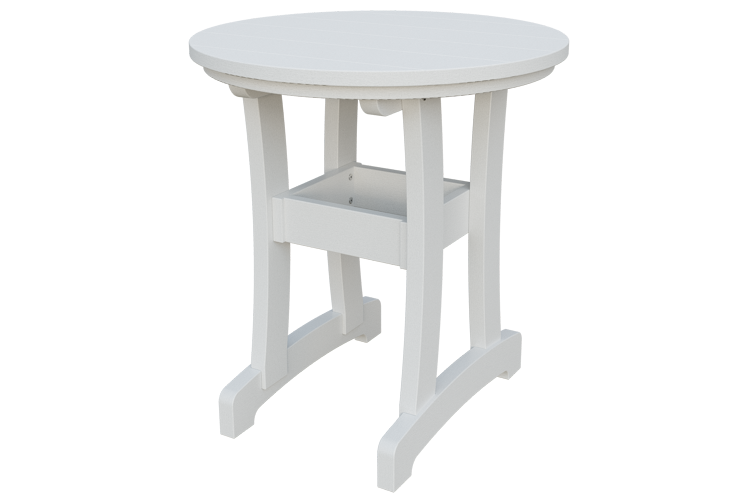 Patiova Recycled Plastic 30" Round Adirondack Dining Table (DINING HEIGHT) 30" HIGH - LEAD TIME TO SHIP 6 WEEKS OR LESS