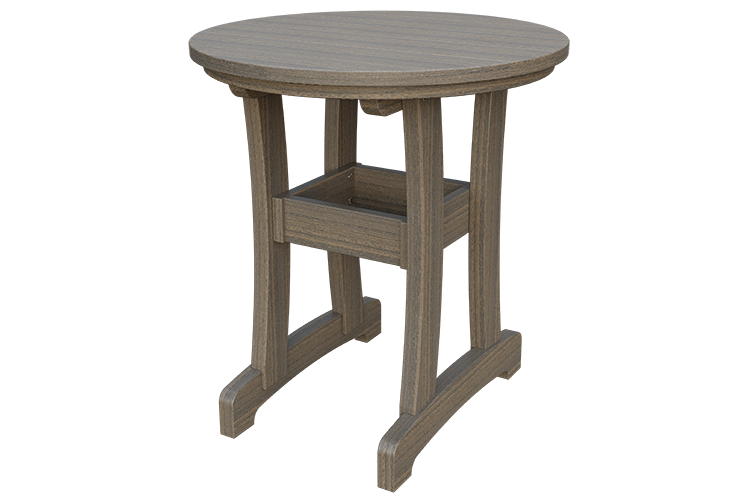 Patiova Recycled Plastic 30" Round Adirondack Dining Table (DINING HEIGHT) 30" HIGH - LEAD TIME TO SHIP 6 WEEKS OR LESS