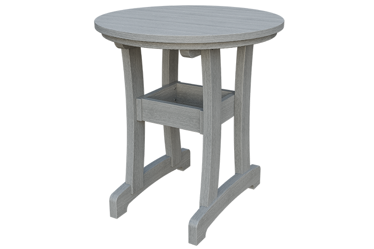 Patiova Recycled Plastic 30" Round Adirondack Dining Table (DINING HEIGHT) 30" HIGH - LEAD TIME TO SHIP 6 WEEKS OR LESS