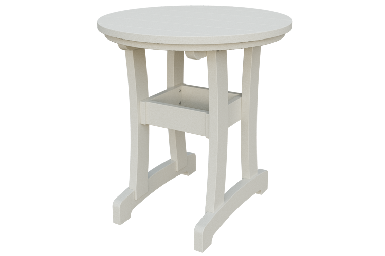 Patiova Recycled Plastic 30" Round Adirondack Dining Table (DINING HEIGHT) 30" HIGH - LEAD TIME TO SHIP 6 WEEKS OR LESS