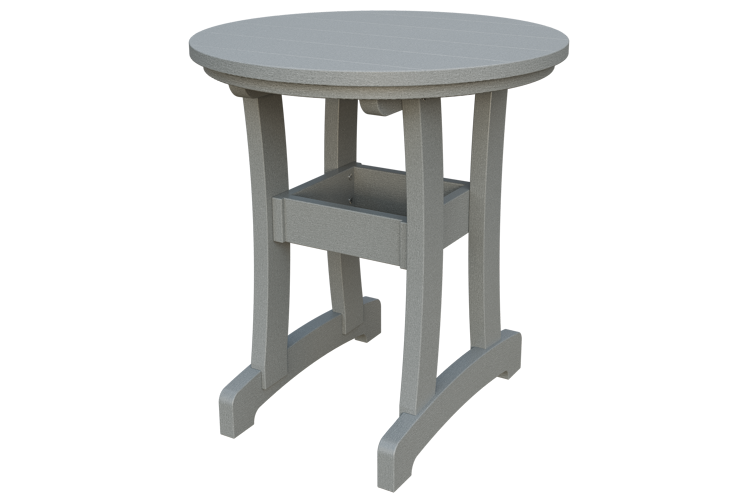 Patiova Recycled Plastic 30" Round Adirondack Dining Table (DINING HEIGHT) 30" HIGH - LEAD TIME TO SHIP 6 WEEKS OR LESS