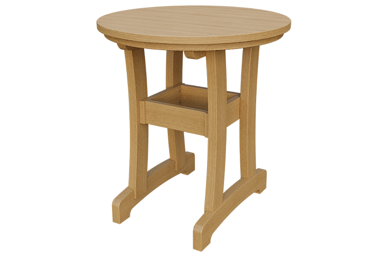 Patiova Recycled Plastic 30" Round Adirondack Dining Table (DINING HEIGHT) 30" HIGH - LEAD TIME TO SHIP 6 WEEKS OR LESS