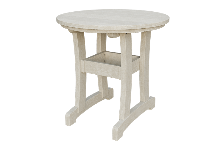 Patiova Recycled Plastic 30" Round Adirondack Dining Table (DINING HEIGHT) 30" HIGH - LEAD TIME TO SHIP 6 WEEKS OR LESS