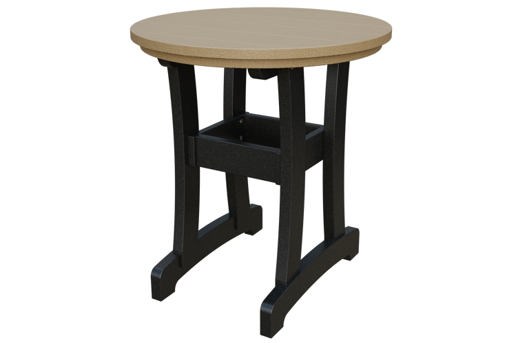 Patiova Recycled Plastic 30" Round Adirondack Dining Table (DINING HEIGHT) 30" HIGH - LEAD TIME TO SHIP 6 WEEKS OR LESS