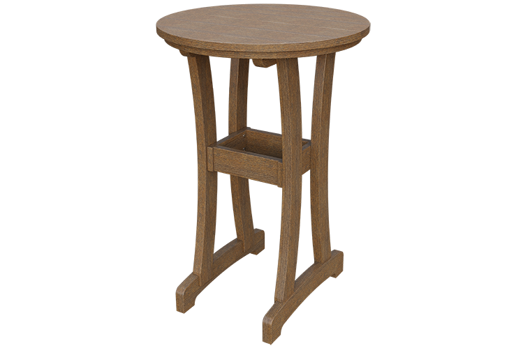 Patiova Recycled Plastic 30" Round Adirondack Bar Table (BAR HEIGHT) 40" HIGH - LEAD TIME TO SHIP 6 WEEKS OR LESS