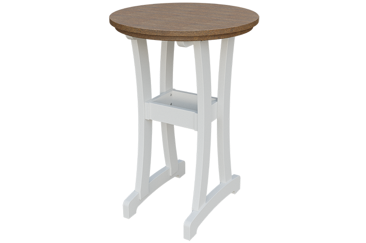 Patiova Recycled Plastic 30" Round Adirondack Bar Table (BAR HEIGHT) 40" HIGH - LEAD TIME TO SHIP 6 WEEKS OR LESS