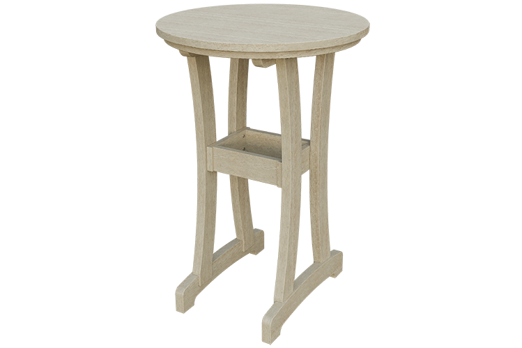 Patiova Recycled Plastic 30" Round Adirondack Bar Table (BAR HEIGHT) 40" HIGH - LEAD TIME TO SHIP 6 WEEKS OR LESS