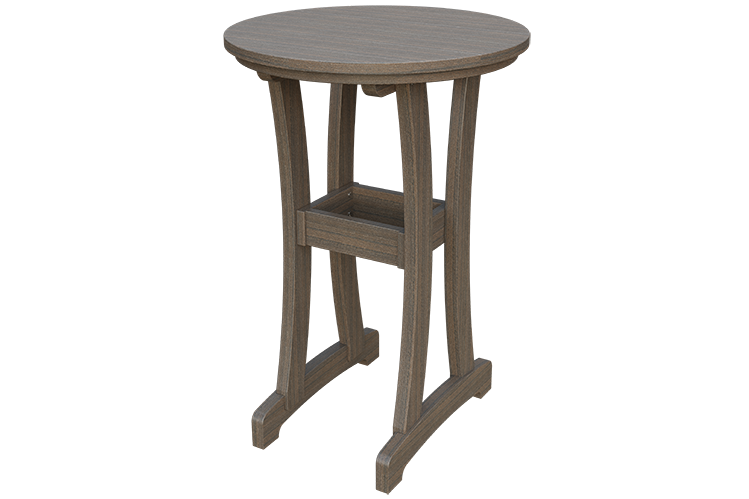 Patiova Recycled Plastic 30" Round Adirondack Bar Table (BAR HEIGHT) 40" HIGH - LEAD TIME TO SHIP 6 WEEKS OR LESS