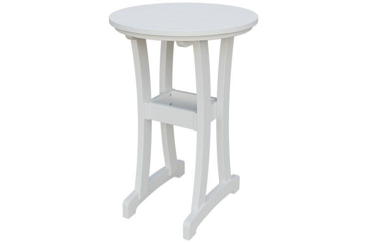 Patiova Recycled Plastic 30" Round Adirondack Bar Table (BAR HEIGHT) 40" HIGH - LEAD TIME TO SHIP 6 WEEKS OR LESS