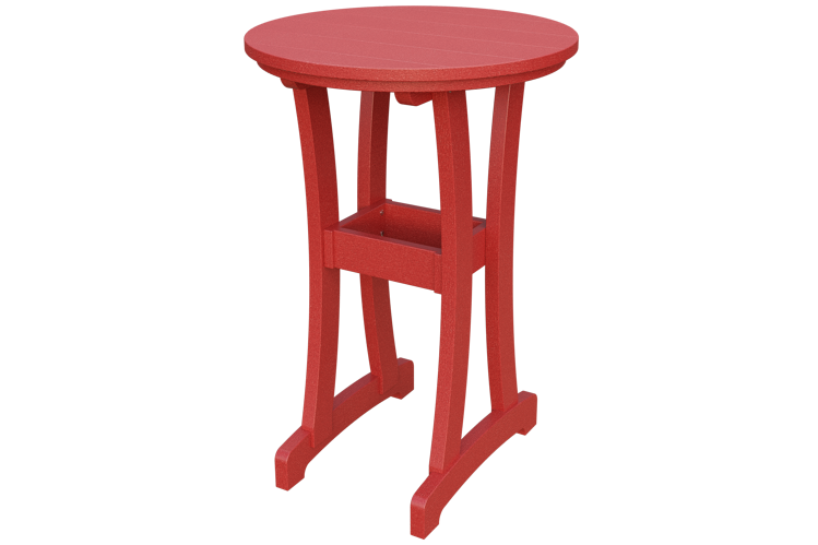 Patiova Recycled Plastic 30" Round Adirondack Bar Table (BAR HEIGHT) 40" HIGH - LEAD TIME TO SHIP 6 WEEKS OR LESS