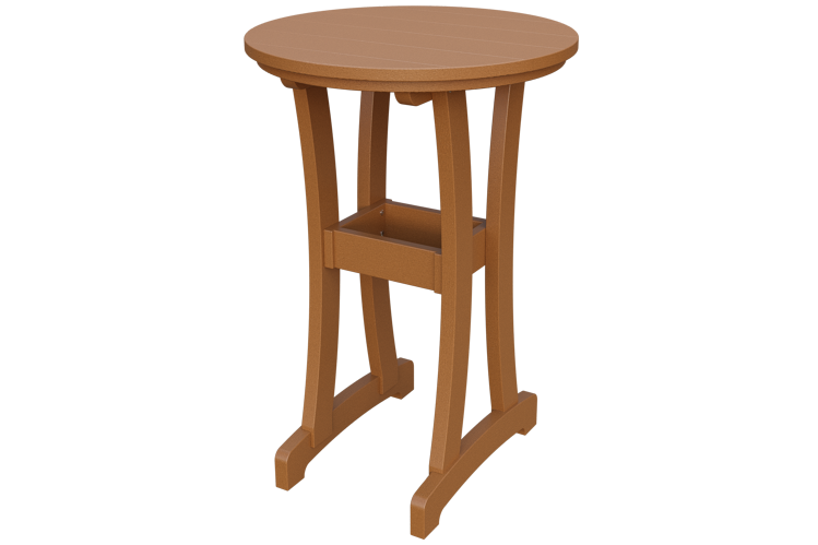 Patiova Recycled Plastic 30" Round Adirondack Bar Table (BAR HEIGHT) 40" HIGH - LEAD TIME TO SHIP 6 WEEKS OR LESS