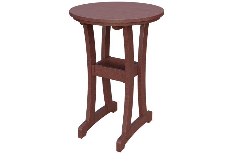 Patiova Recycled Plastic 30" Round Adirondack Bar Table (BAR HEIGHT) 40" HIGH - LEAD TIME TO SHIP 6 WEEKS OR LESS