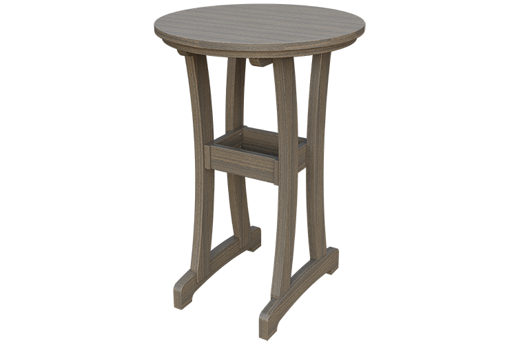 Patiova Recycled Plastic 30" Round Adirondack Bar Table (BAR HEIGHT) 40" HIGH - LEAD TIME TO SHIP 6 WEEKS OR LESS