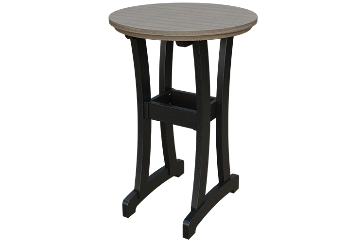 Patiova Recycled Plastic 30" Round Adirondack Bar Table (BAR HEIGHT) 40" HIGH - LEAD TIME TO SHIP 6 WEEKS OR LESS