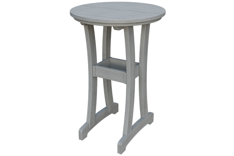 Patiova Recycled Plastic 30" Round Adirondack Bar Table (BAR HEIGHT) 40" HIGH - LEAD TIME TO SHIP 6 WEEKS OR LESS