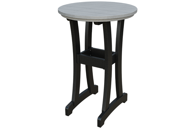 Patiova Recycled Plastic 30" Round Adirondack Bar Table (BAR HEIGHT) 40" HIGH - LEAD TIME TO SHIP 6 WEEKS OR LESS