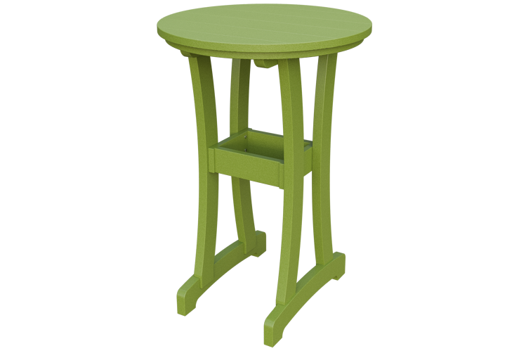 Patiova Recycled Plastic 30" Round Adirondack Bar Table (BAR HEIGHT) 40" HIGH - LEAD TIME TO SHIP 6 WEEKS OR LESS