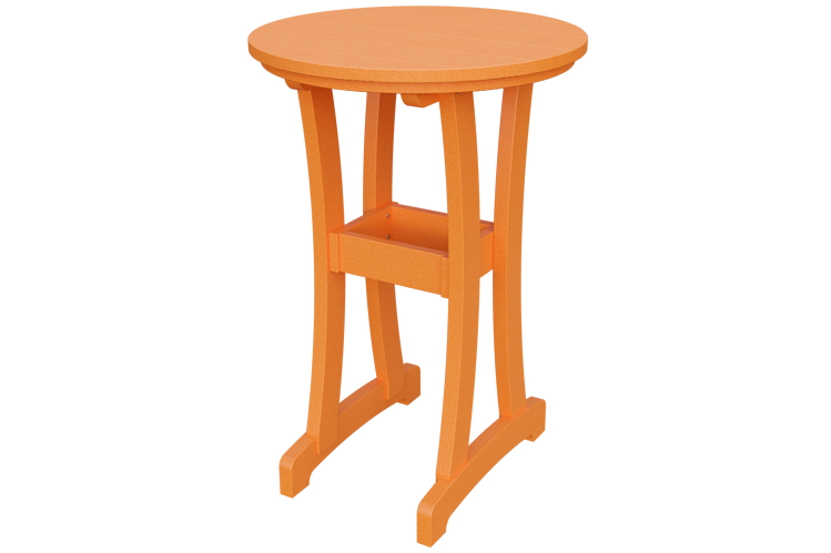 Patiova Recycled Plastic 30" Round Adirondack Bar Table (BAR HEIGHT) 40" HIGH - LEAD TIME TO SHIP 6 WEEKS OR LESS