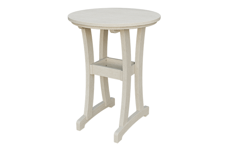 Patiova Recycled Plastic 30" Round Adirondack Bar Table (BAR HEIGHT) 40" HIGH - LEAD TIME TO SHIP 6 WEEKS OR LESS