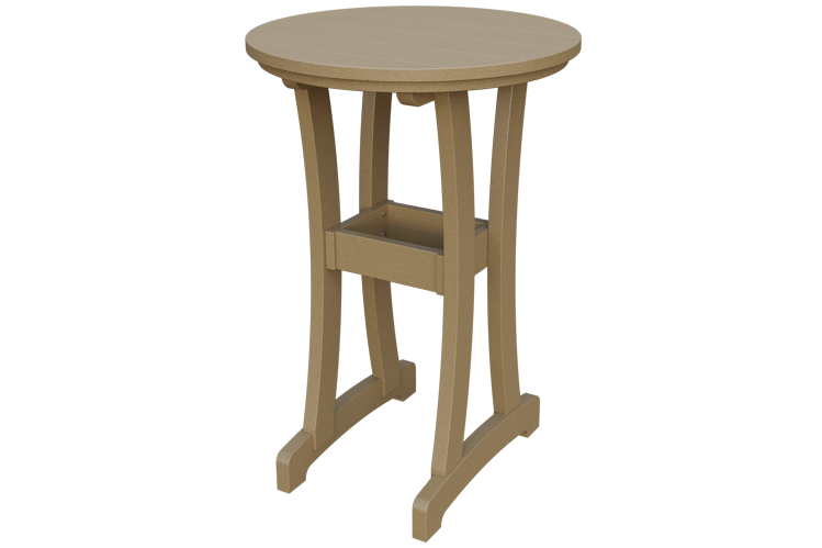 Patiova Recycled Plastic 30" Round Adirondack Bar Table (BAR HEIGHT) 40" HIGH - LEAD TIME TO SHIP 6 WEEKS OR LESS