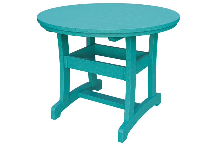 Patiova Recycled Plastic 42" Round Adirondack Dining Table (DINING HEIGHT) 30" HIGH - LEAD TIME TO SHIP 6 WEEKS OR LESS