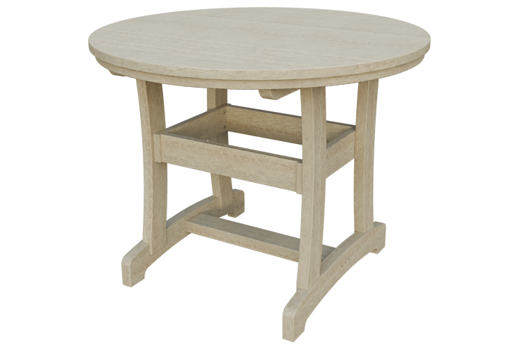 Patiova Recycled Plastic 42" Round Adirondack Dining Table (DINING HEIGHT) 30" HIGH - LEAD TIME TO SHIP 6 WEEKS OR LESS