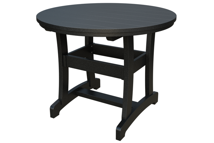 Patiova Recycled Plastic 42" Round Adirondack Dining Table (DINING HEIGHT) 30" HIGH - LEAD TIME TO SHIP 6 WEEKS OR LESS