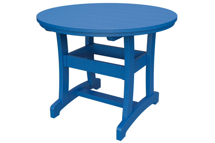 Patiova Recycled Plastic 42" Round Adirondack Dining Table (DINING HEIGHT) 30" HIGH - LEAD TIME TO SHIP 6 WEEKS OR LESS