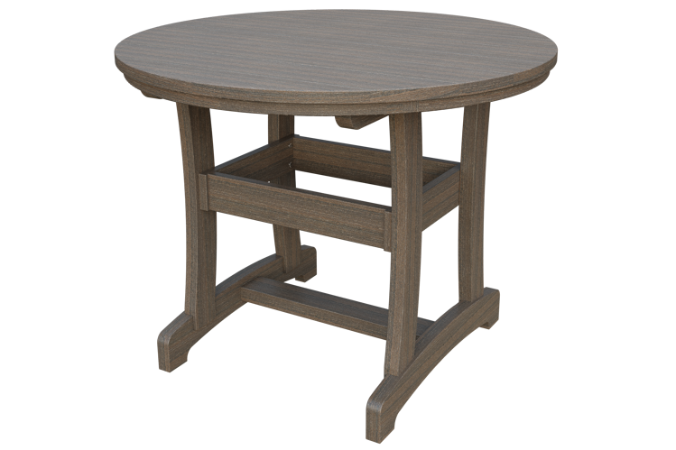 Patiova Recycled Plastic 42" Round Adirondack Dining Table (DINING HEIGHT) 30" HIGH - LEAD TIME TO SHIP 6 WEEKS OR LESS