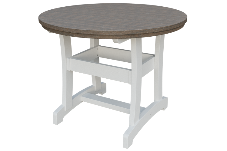 Patiova Recycled Plastic 42" Round Adirondack Dining Table (DINING HEIGHT) 30" HIGH - LEAD TIME TO SHIP 6 WEEKS OR LESS