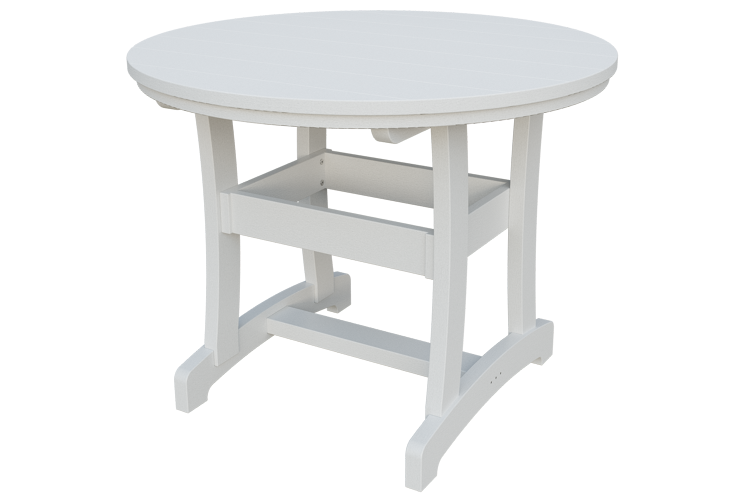 Patiova Recycled Plastic 42" Round Adirondack Dining Table (DINING HEIGHT) 30" HIGH - LEAD TIME TO SHIP 6 WEEKS OR LESS