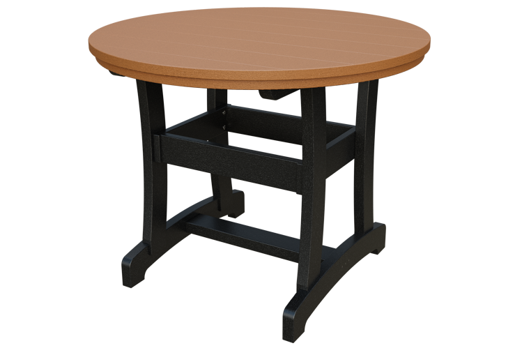 Patiova Recycled Plastic 42" Round Adirondack Dining Table (DINING HEIGHT) 30" HIGH - LEAD TIME TO SHIP 6 WEEKS OR LESS