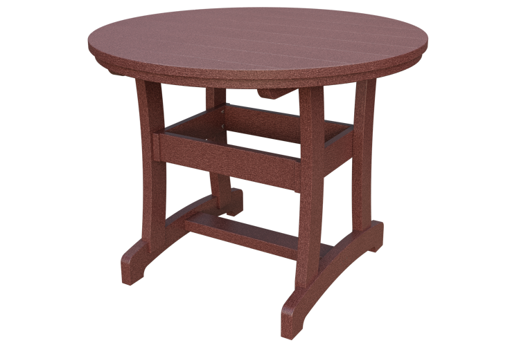 Patiova Recycled Plastic 42" Round Adirondack Dining Table (DINING HEIGHT) 30" HIGH - LEAD TIME TO SHIP 6 WEEKS OR LESS