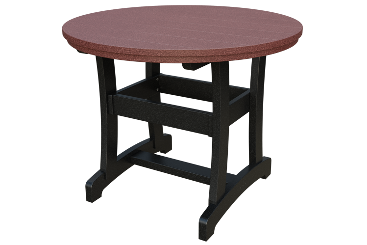 Patiova Recycled Plastic 42" Round Adirondack Dining Table (DINING HEIGHT) 30" HIGH - LEAD TIME TO SHIP 6 WEEKS OR LESS