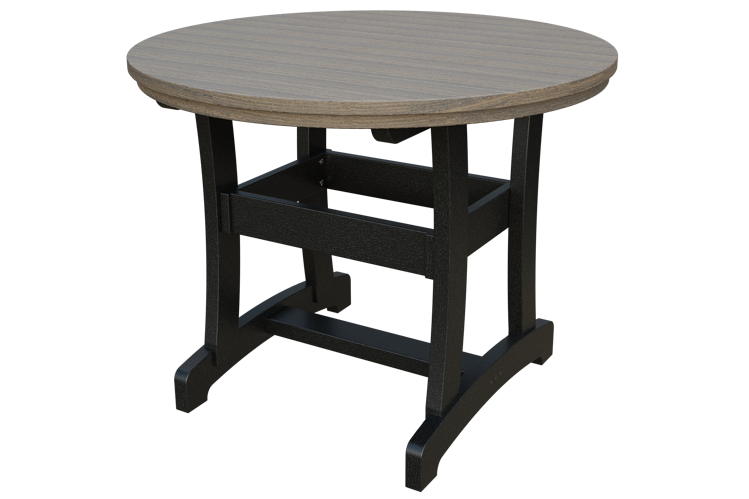 Patiova Recycled Plastic 42" Round Adirondack Dining Table (DINING HEIGHT) 30" HIGH - LEAD TIME TO SHIP 6 WEEKS OR LESS