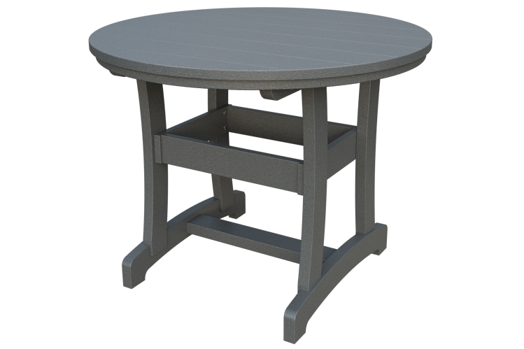 Patiova Recycled Plastic 42" Round Adirondack Dining Table (DINING HEIGHT) 30" HIGH - LEAD TIME TO SHIP 6 WEEKS OR LESS