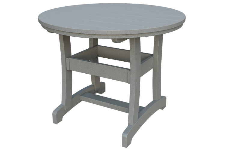 Patiova Recycled Plastic 42" Round Adirondack Dining Table (DINING HEIGHT) 30" HIGH - LEAD TIME TO SHIP 6 WEEKS OR LESS