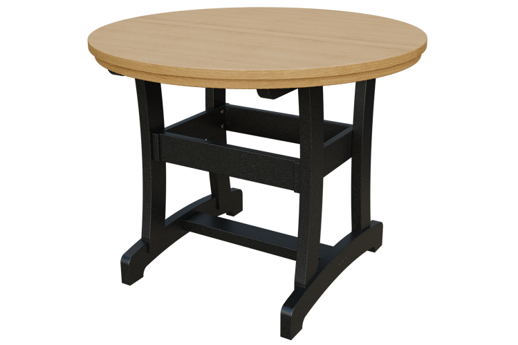 Patiova Recycled Plastic 42" Round Adirondack Dining Table (DINING HEIGHT) 30" HIGH - LEAD TIME TO SHIP 6 WEEKS OR LESS