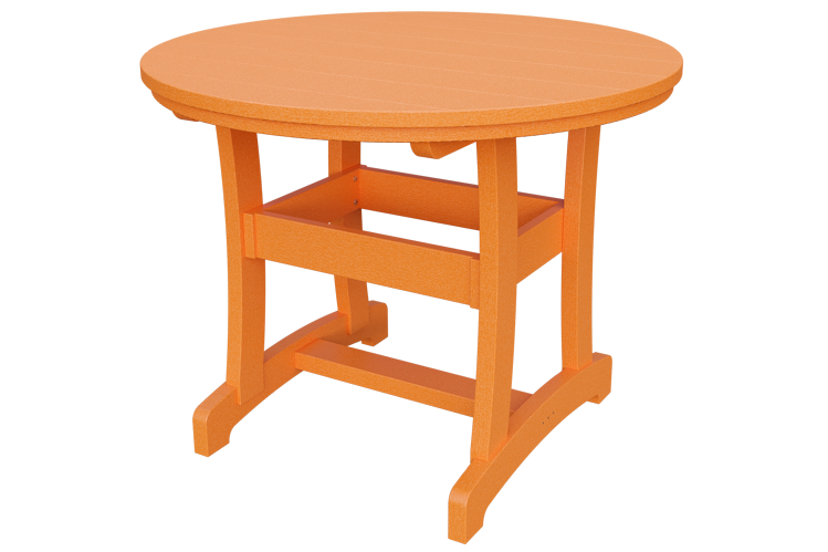 Patiova Recycled Plastic 42" Round Adirondack Dining Table (DINING HEIGHT) 30" HIGH - LEAD TIME TO SHIP 6 WEEKS OR LESS