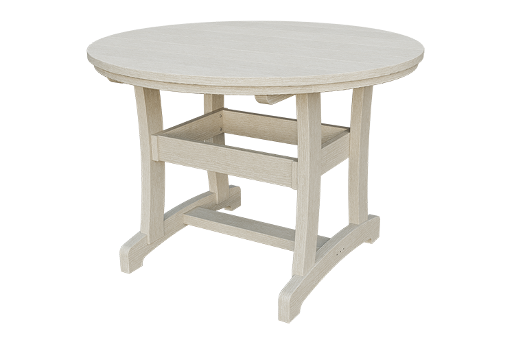 Patiova Recycled Plastic 42" Round Adirondack Dining Table (DINING HEIGHT) 30" HIGH - LEAD TIME TO SHIP 6 WEEKS OR LESS