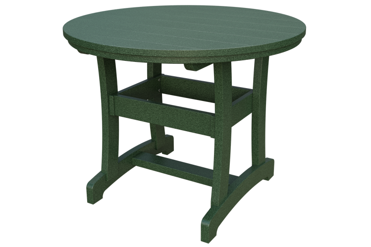 Patiova Recycled Plastic 42" Round Adirondack Dining Table (DINING HEIGHT) 30" HIGH - LEAD TIME TO SHIP 6 WEEKS OR LESS