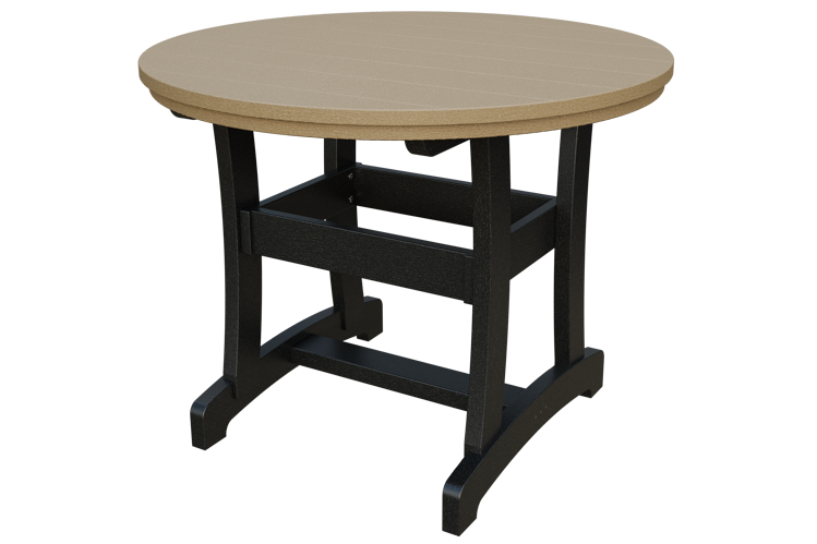 Patiova Recycled Plastic 42" Round Adirondack Dining Table (DINING HEIGHT) 30" HIGH - LEAD TIME TO SHIP 6 WEEKS OR LESS