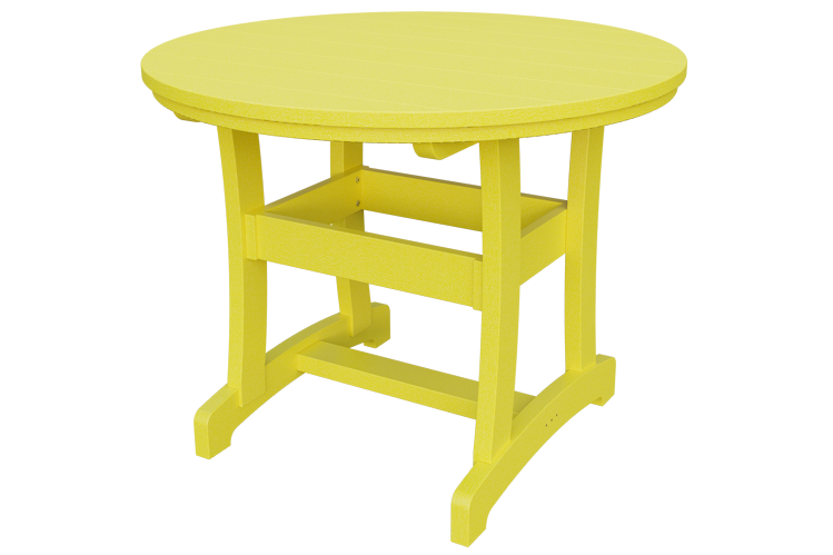 Patiova Recycled Plastic 42" Round Adirondack Dining Table (DINING HEIGHT) 30" HIGH - LEAD TIME TO SHIP 6 WEEKS OR LESS